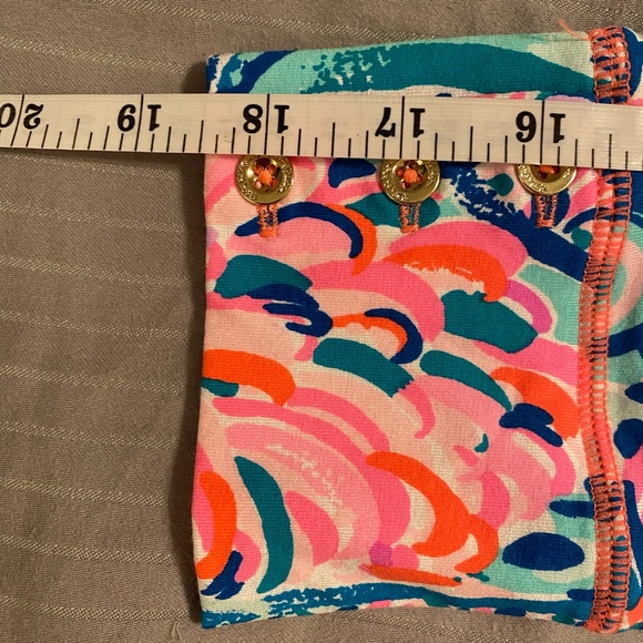 Lilly Pulitzer Coral and Blue Mini Dress - Picture 9 of 14